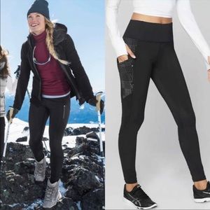 Athleta Radiant Grid High Rise Traverse Tight Black Women’s Size XS